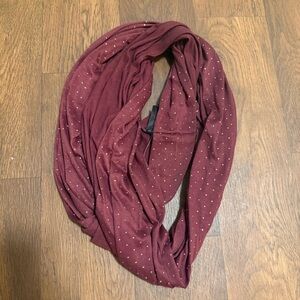Lane Bryant Red Scarf Silky Wrap Accessory